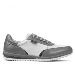 Baskets adolescents 374 gris combiné