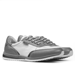Baskets adolescents 374 gris combiné