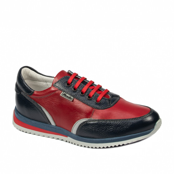 Baskets adolescents 374 indigo+rouge Baskets adolescents 374 indigo+rouge