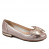 Ballerines femme 6050 rose poudré combiné