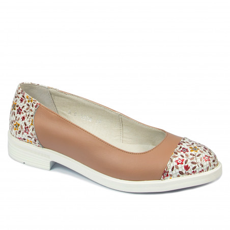 Ballerines femme 6036 nude combiné