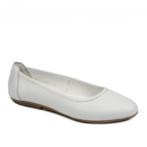 Ballerines femme 6027 blanc Ballerines femme 6027 blanc