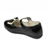 Chaussures enfants petits 51c vernis noir+beige