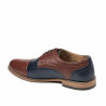 Chaussures élégantes homme 880 marron+indigo
