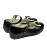 Chaussures enfants petits 51c vernis noir+beige