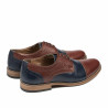 Chaussures élégantes homme 880 marron+indigo