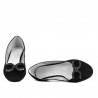 Chaussures élégantes/casual femme 1290 noir antelope