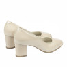 Chaussures élégantes femme 1268 vernis ivoire