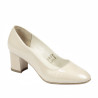 Chaussures élégantes femme 1268 vernis ivoire