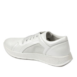 Baskets/casual femme 6010 blanc nacré combiné