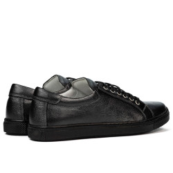 Baskets femme 695 gris nacré