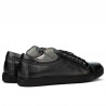 Baskets femme 695 gris nacré
