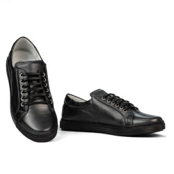Baskets femme 695 gris nacré