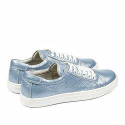 Chaussures de sport femme 695 bleu nacré