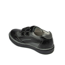 Chaussures enfants petits 16c noir+gris
