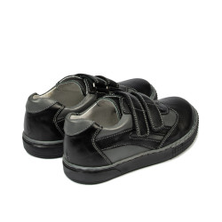 Chaussures enfants petits 16c noir+gris