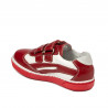 Chaussures enfants petits 16c rouge+blanc