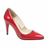 Chaussures élégantes femme 1246 vernis rouge