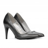Chaussures élégantes femme 1246 gris nacré