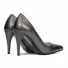 Chaussures élégantes femme 1246 gris nacré