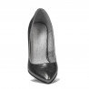 Chaussures élégantes femme 1246 argent nacré