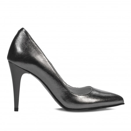 Chaussures élégantes femme 1246 argent nacré