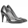Chaussures élégantes femme 1246 argent nacré