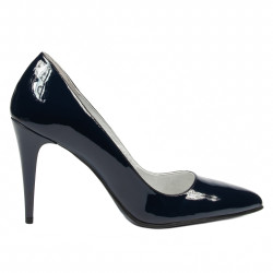 Chaussures élégantes femme 1246 vernis indigo