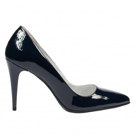 Chaussures élégantes femme 1246 vernis indigo