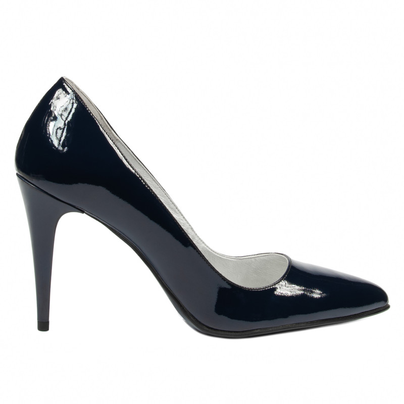 Chaussures élégantes femme 1246 vernis indigo