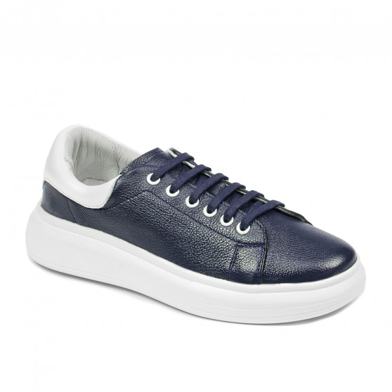 Baskets femme 6008 indigo+blanc Baskets femme 6008 indigo+blanc