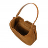 Sac à main femme en bandoulière 036g suède marron