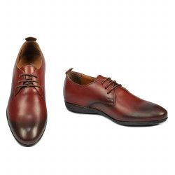 Chaussures élégantes adolescents 370 a marron