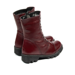 Bottes enfants petits 39c bordeaux
