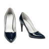 Chaussures élégantes femme 1246 vernis indigo