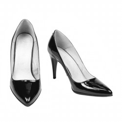 Chaussures élégantes femme 1246 vernis noir