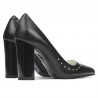 Chaussures élégantes femme 1275 noir satiné