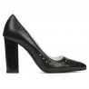 Chaussures élégantes femme 1275 noir satiné