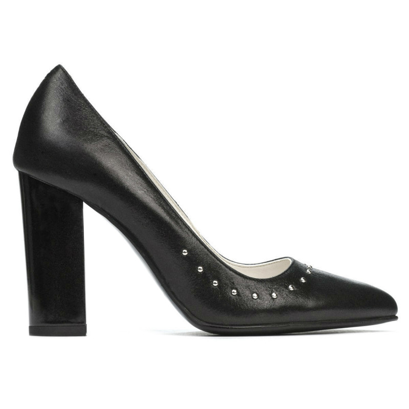 Chaussures élégantes femme 1275 noir satiné