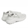 Baskets femme 6015 blanc nacré combiné