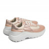 Baskets femme 6015 poudre nacré combiné