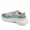 Baskets femme 6015 bleu nacré combiné