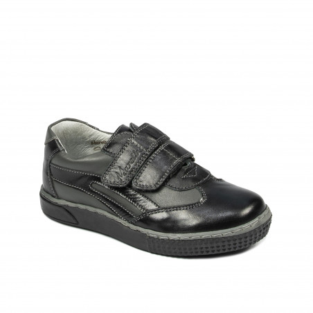 Chaussures enfants petits 16-2c noir+gris
