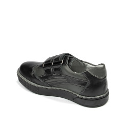 Chaussures enfants petits 16-2c noir+gris