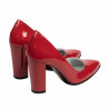 Chaussures élégantes femme 1261 vernis rouge