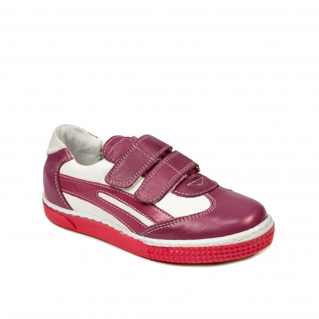 Chaussures enfants petits 16-3c rose+blanc