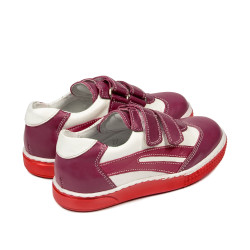 Chaussures enfants petits 16-3c rose+blanc