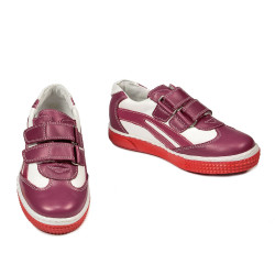 Chaussures enfants petits 16-3c rose+blanc