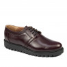 Chaussures décontractées femme 6007 bordeaux