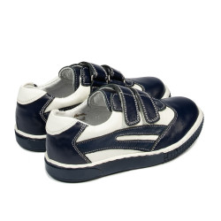Chaussures enfants petits 16-2c indigo+blanc